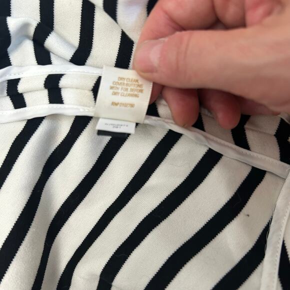 Kate Spade New York Start a New Chapter Striped Jacket Women’s Size XL Nautical - Picture 9 of 15